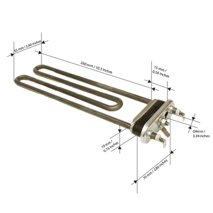 2300W Heating Element with NTC Sensor hole 9mm