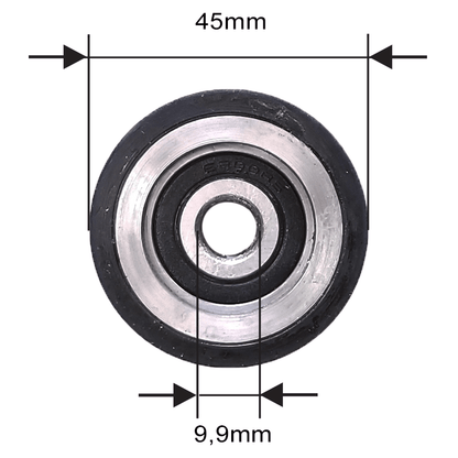 Dryer Drum Support Roller Electrolux 487192053