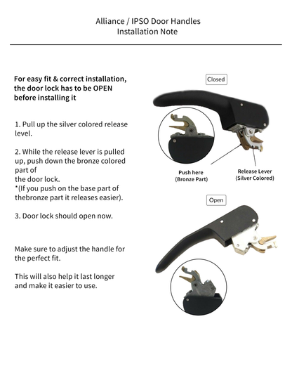 Black Door Handle