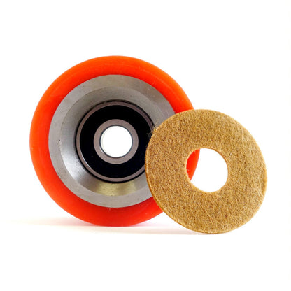 Orange Dryer Support Roller - STEEL