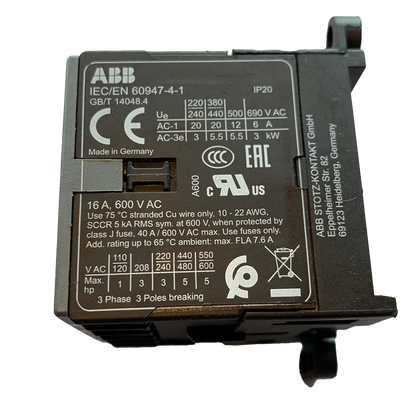 ABB Miniature Contactor B6-40-00-F 220V